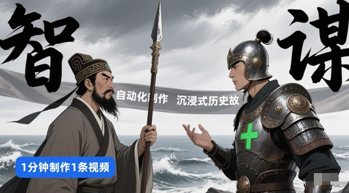 扣子工作流一键生成沉浸式历史故事，一天工作量，3分钟搞定-沐涵网络科技