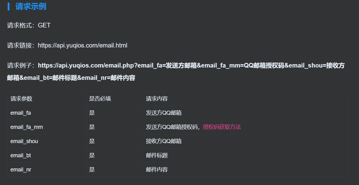 QQ邮箱发送验证码API+HTML源码-沐涵网络科技