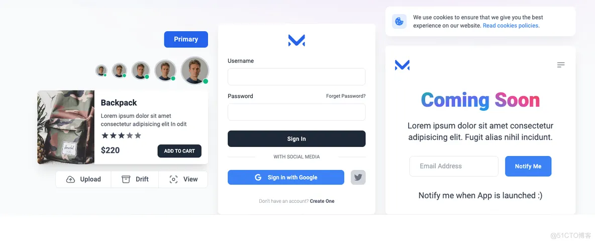 Meraki UI(基于Tailwind CSS构建的开源前端组件库)-沐涵网络科技