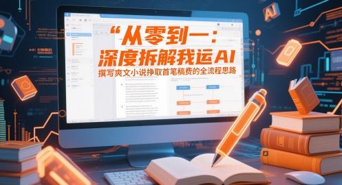 从零到一：深度拆解我运用AI撰写爽文小说挣取首笔稿费的全流程思路-沐涵网络科技