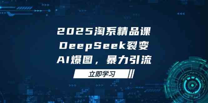 2025无界精品课，DeepSeek裂变，AI爆图，暴力引流助力淘系运营-沐涵网络科技