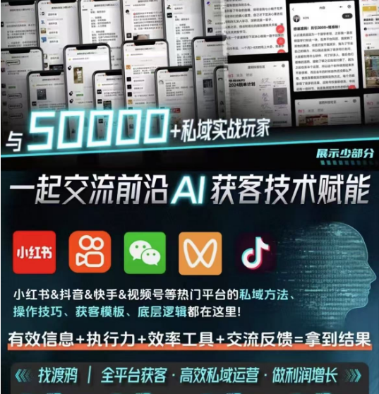 （14743期）【渡鸦科技社】内部学习资料，私域流量入门指南-沐涵网络科技