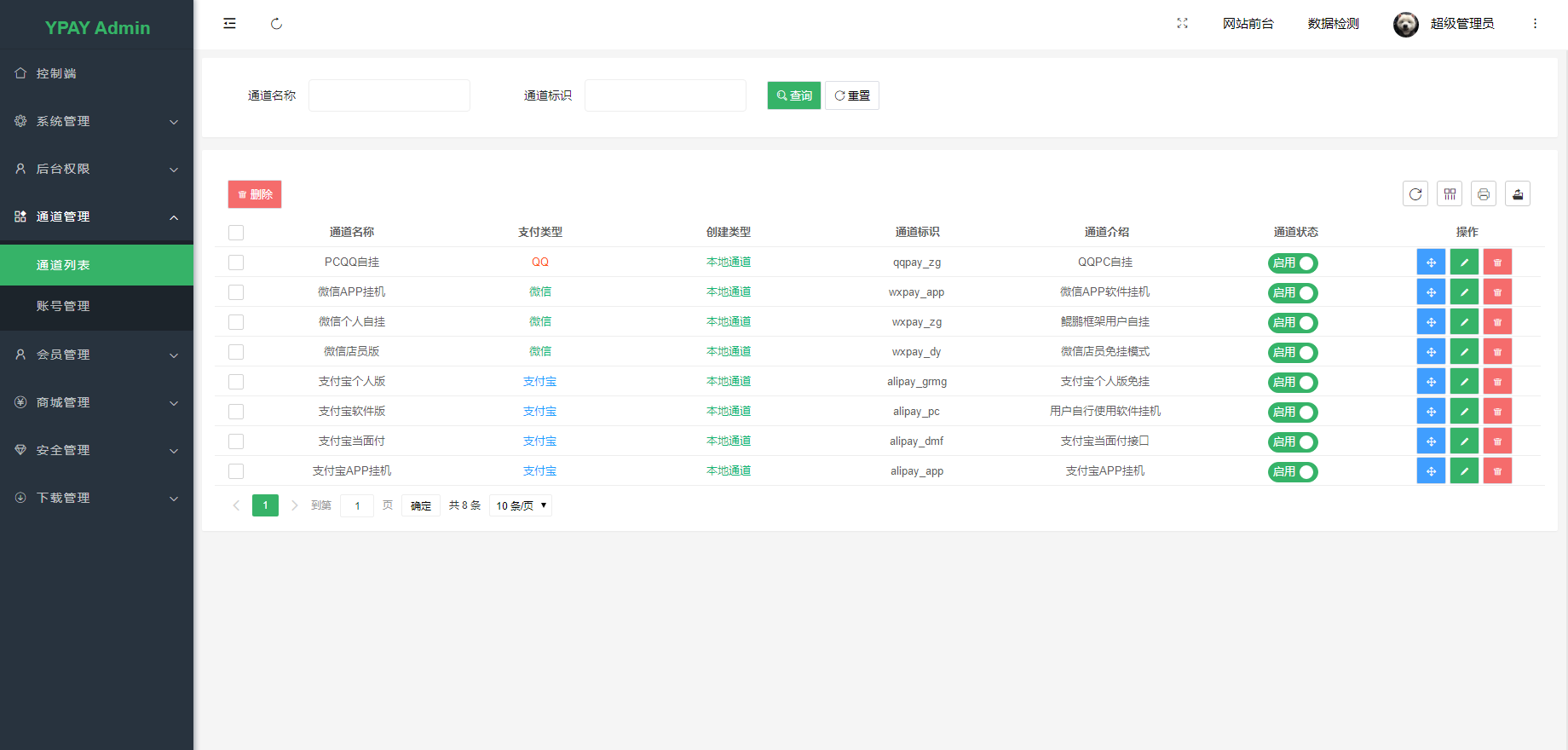 最新源支付系统源码 V7版全开源 免授权 附搭建教程-沐涵网络科技