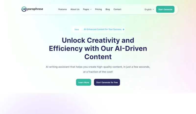 Bootstrap响应式AI写作助手官网源码-沐涵网络科技