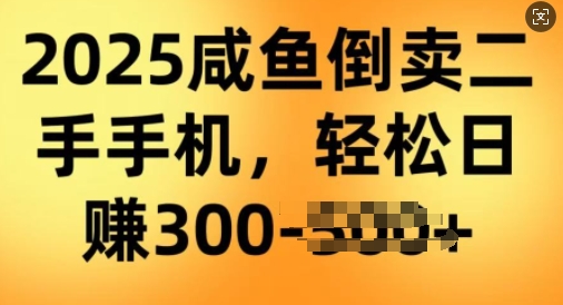 2025闲鱼倒卖二手手机，高客单，高利润，轻松日入3张-沐涵网络科技