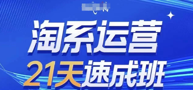 淘系运营21天速成班(更新25年5月)，0基础轻松搞定淘系运营，不做假把式-沐涵网络科技