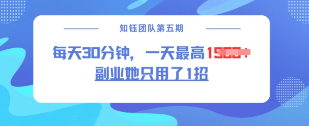 副业她只用了1招，每天30分钟，无脑二创，一天最高1.5k-沐涵网络科技