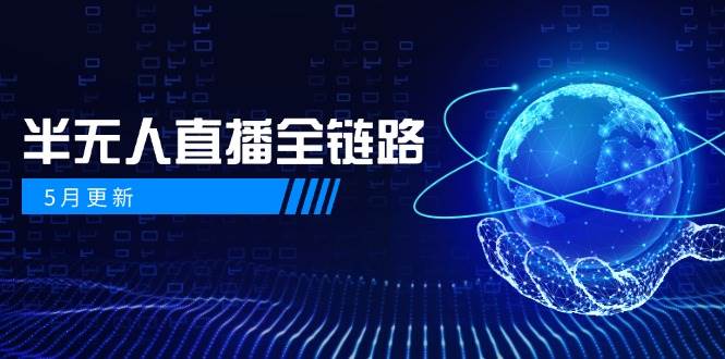 半无人直播全链路：AI数字人+千川截流实战，女装选品与防违规处理稳定玩法（5月更新）-沐涵网络科技
