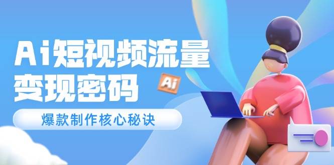 （14875期）Ai短视频流量密码，爆款制作核心秘诀，120万案例深度解析-沐涵网络科技