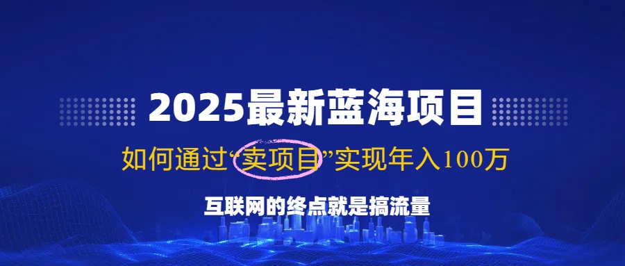 （14305期）2025最新蓝海项目，零门槛轻松复制，月入10万+，新手也能操作！-沐涵网络科技