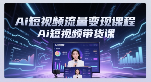 Ai短视频流量变现课程，Ai短视频带货课-沐涵网络科技